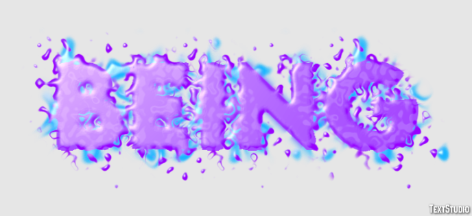 Being Efecto de Texto