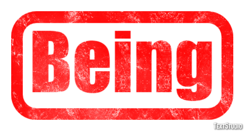 Being Efecto de Texto