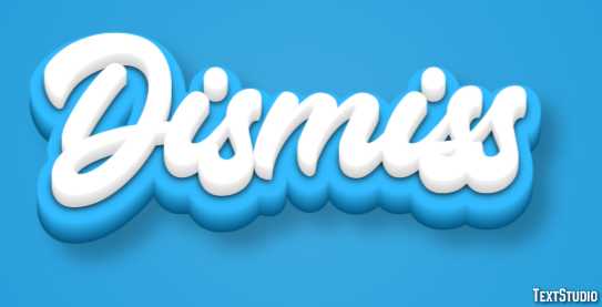 Dismiss Text Effect