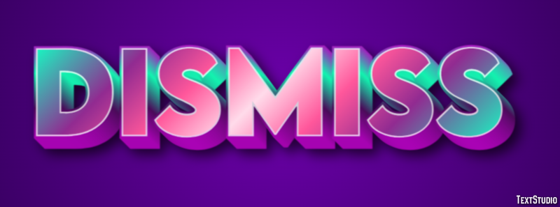 Dismiss Text Effect