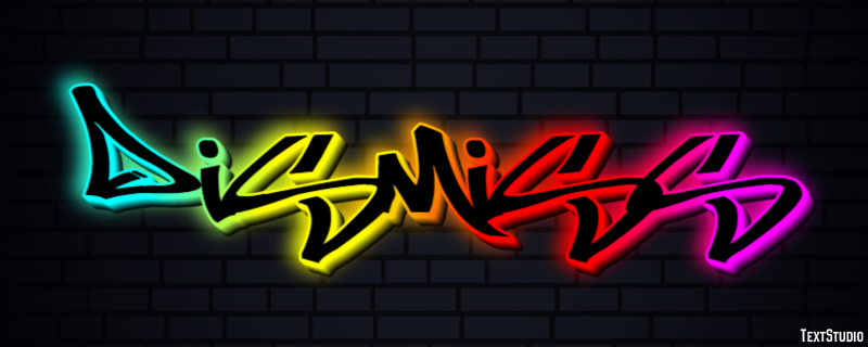 Dismiss Text Effect