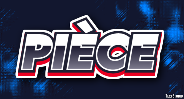 Pièce Effet de texte