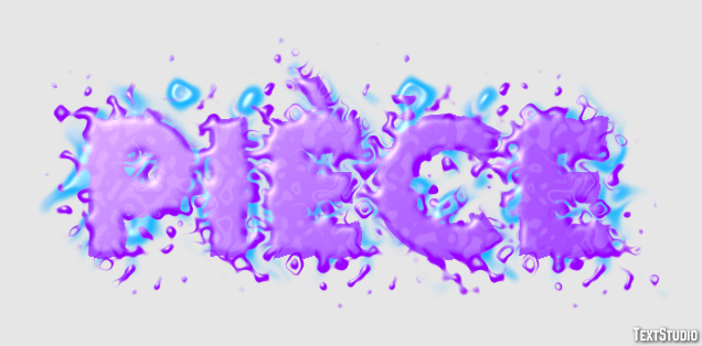 Pièce Text Effect