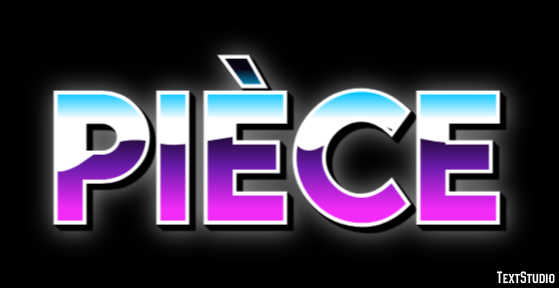 Pièce Effet de texte