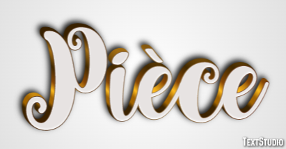 Pièce Effet de Texte