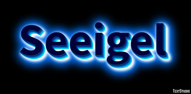 Seeigel Text effect