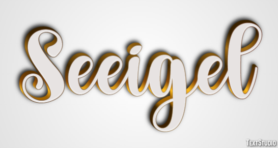 Seeigel Text effect