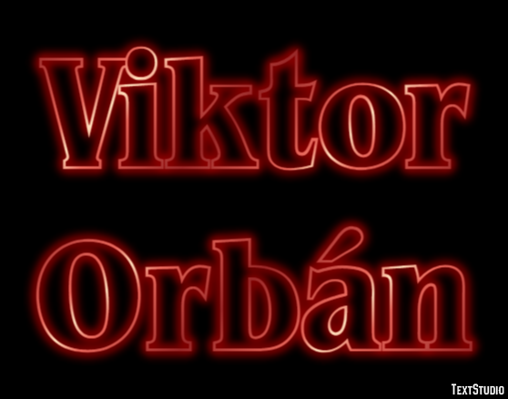 Viktor Orbán Efecto de Texto