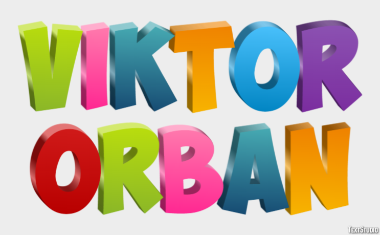 Viktor Orbán Efecto de Texto
