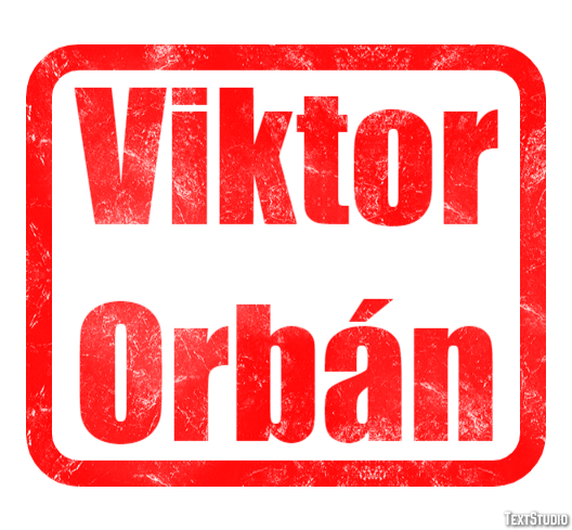 Viktor Orbán Text Effect