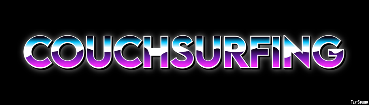 Couchsurfing Текстовый эффект