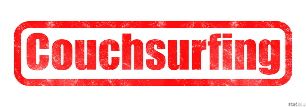 Couchsurfing Текстовый эффект