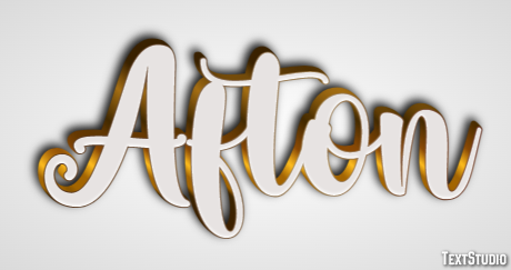 Afton Text Effect