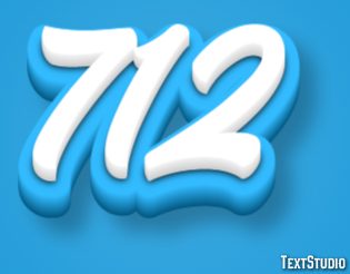 712 Text Effect