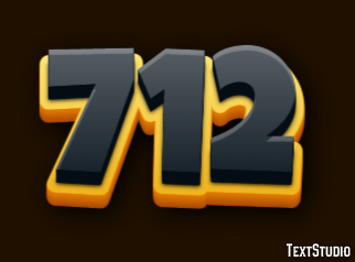 712 Text Effect
