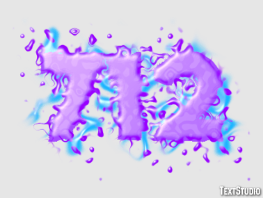 712 Text Effect