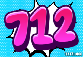 712 Text Effect