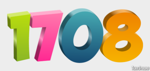 1708 Text Effect