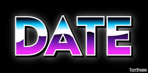 Date Metin Efekti