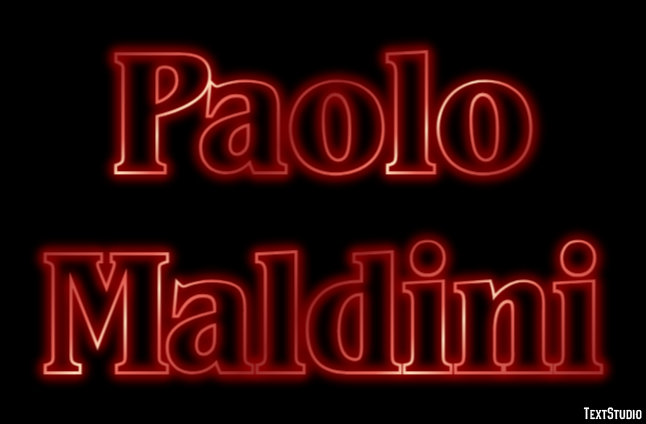 Paolo Maldini Effetto testo