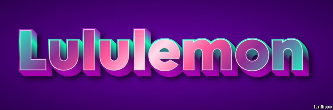 Lululemon Text Effect