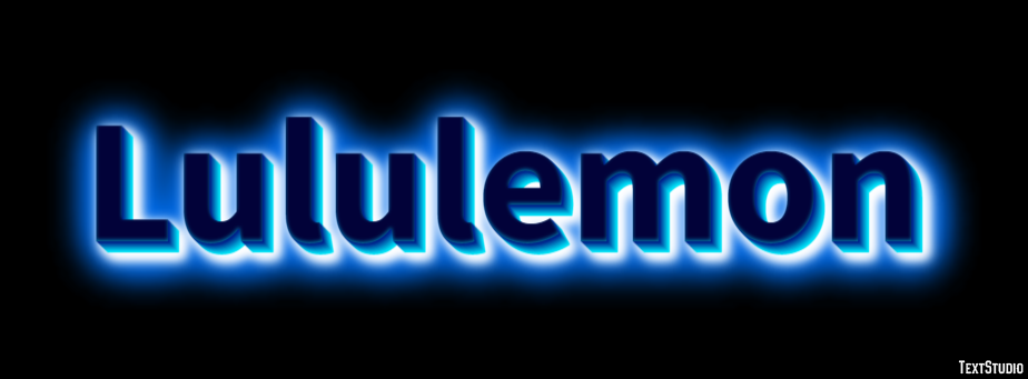 Lululemon Text Effect