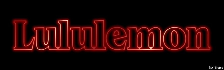 Lululemon Text Effect