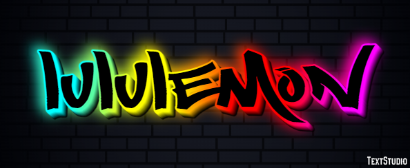 Lululemon Text Effect