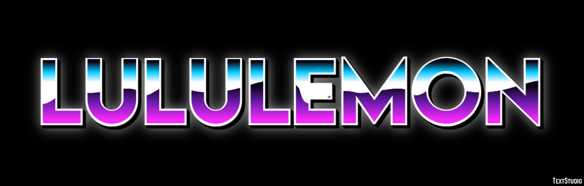 Lululemon Text Effect