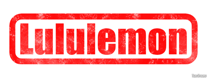 Lululemon Metin efekti