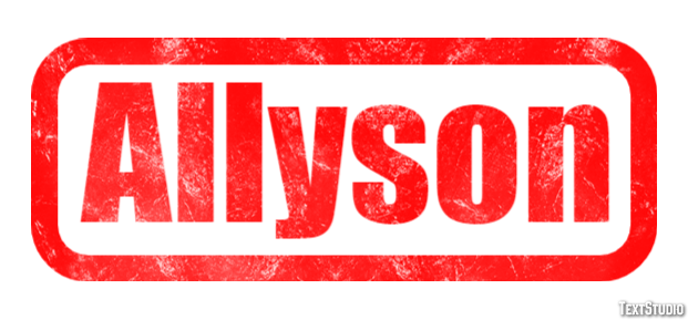 Allyson Text Effect