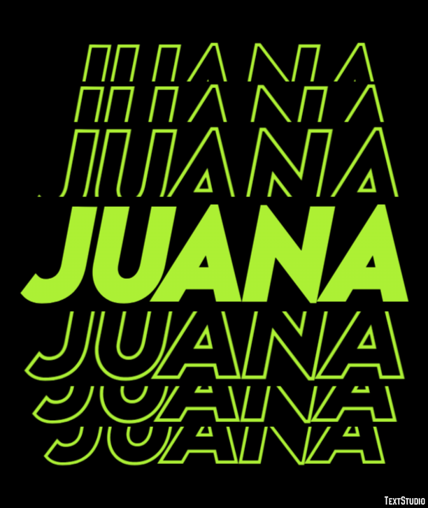 Juana Efecto de Texto