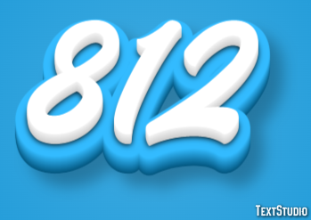 812 Text Effect