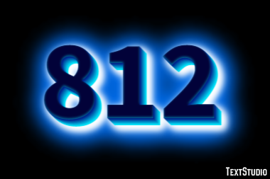 812 Text Effect