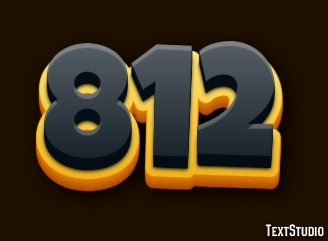 812 Text Effect
