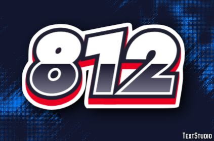 812 Text Effect