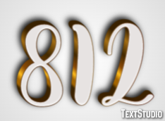 812 Text Effect