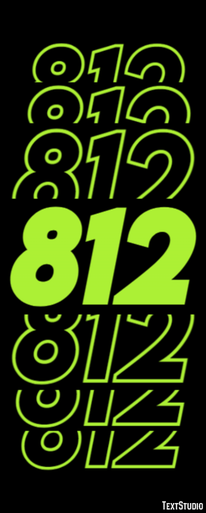 812 Text Effect