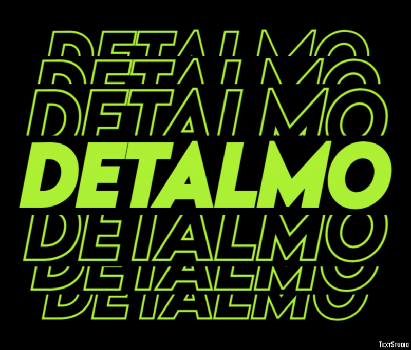Detalmo Effetto testo