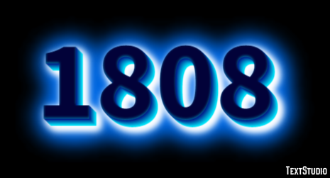 1808 Text Effect