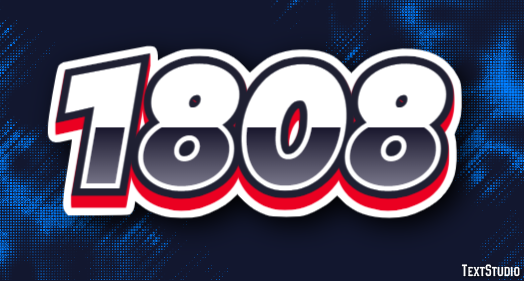 1808 Text Effect