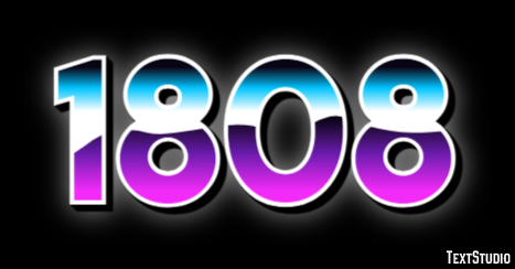 1808 Text Effect