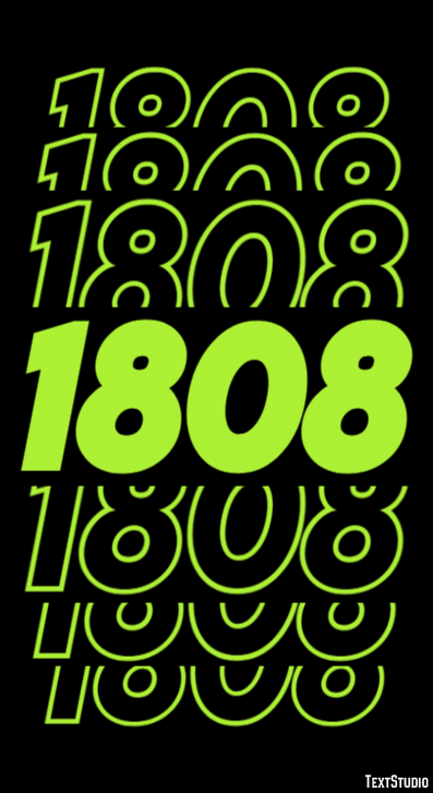1808 Text Effect