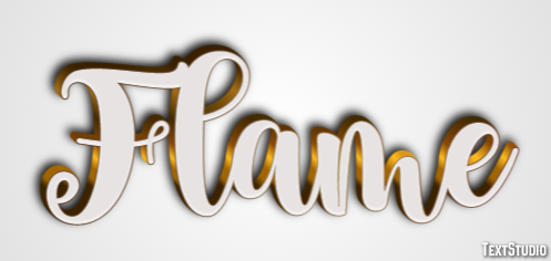 Flame Text Effect