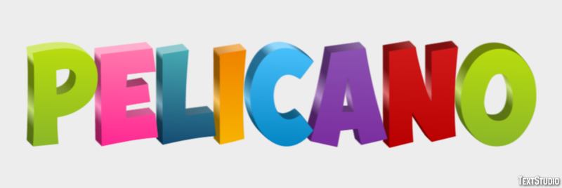 Pelícano Efekt tekstowy