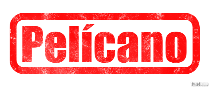 Pelícano Efecto de texto