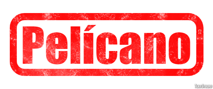 Pelícano Efecto de Texto