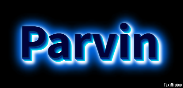 Parvin Text effect