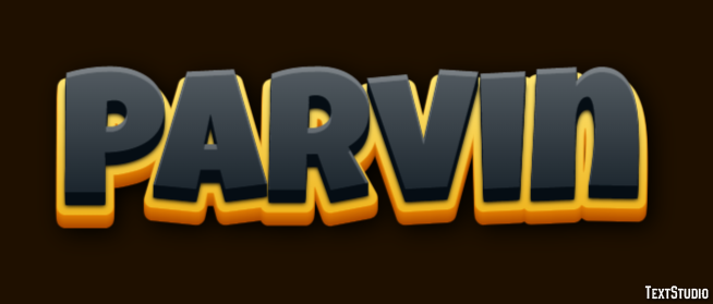Parvin Text effect