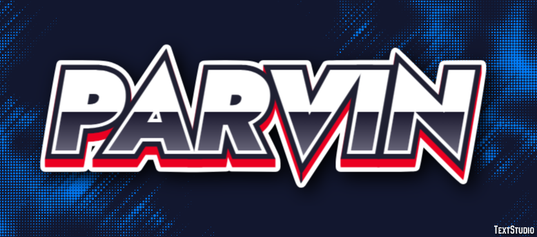 Parvin Text effect